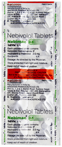 Nebimac 2.5 Tablet 10 Nebimac 2.5 Tablet 10