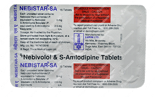 Nebistar Sa 5/2.5 MG Tablet 15