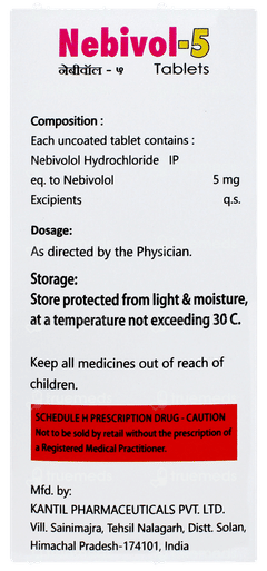 Nebivol 5 Tablet 10 Nebivol 5 Tablet 10