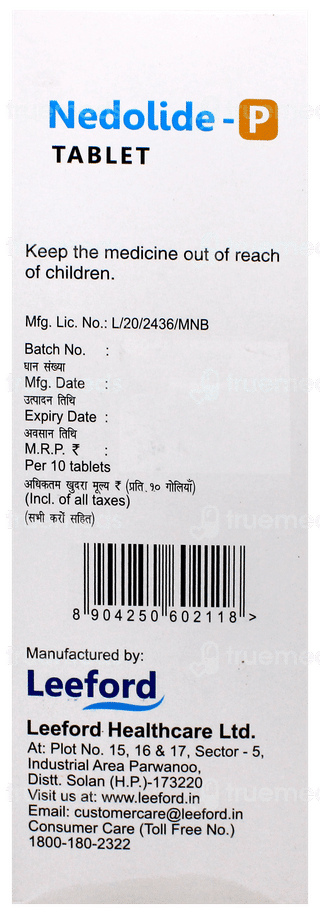 Nedolide P Tablet 10