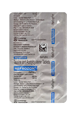 Nefrozon 150/500 MG Tablet 10