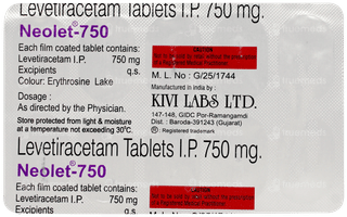 Neolet 750mg Tablet 10