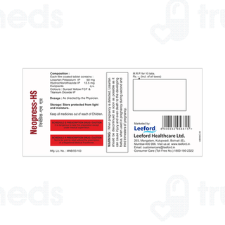Neopress Hs 50/12.5 MG Tablet 10