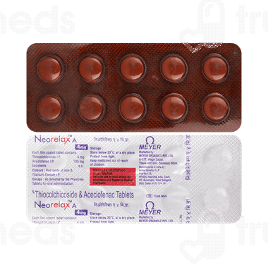 Neorelax A 4mg Tablet 10: Uses, Side Effects, Price & Substitutes
