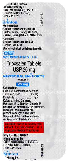 Neosoralen Forte Tablet 10 Neosoralen Forte Tablet 10