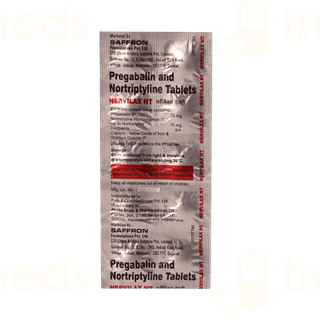 Nervilax Nt 75/10 MG Tablet 10