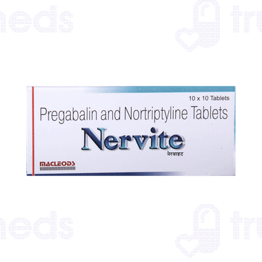 Nervite Inj Nervite 7510 Mg Tablet 10 - Uses, Side Effects, Dosage, Price | Truemeds