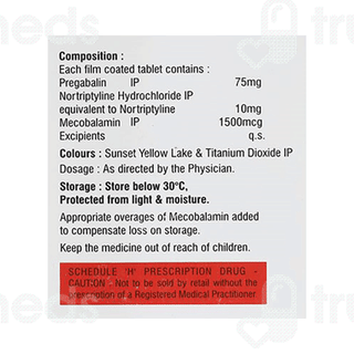 Nervite Plus 75 Mg/1500mcg/10mg Tablet 10