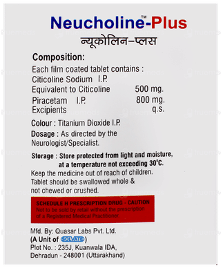 Neucholine Plus Tablet 10