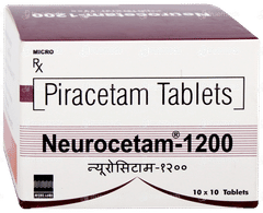 Neurocetam 1200 Tablet 10 Neurocetam 1200 Tablet 10