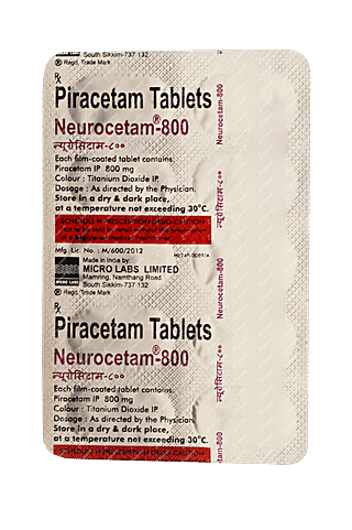 Neurocetam 800 MG Tablet 10