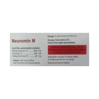 Neuromin M 1500 Mcg/800mg Tablet 10