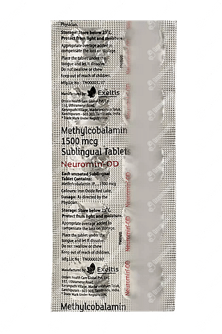 Neuromin Od 1500 MCG Tablet 10