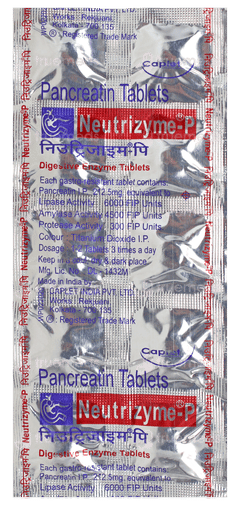 Neutrizyme P Tablet 10 Neutrizyme P Tablet 10