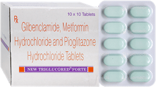 Triglucored Forte New Tablet 10