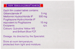 Triglucored Forte New Tablet 10 Triglucored Forte New Tablet 10