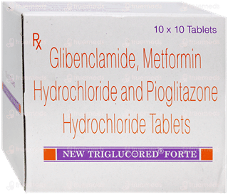 Triglucored Forte New Tablet 10