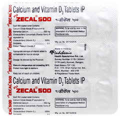Zecal New 500 Tablet 15