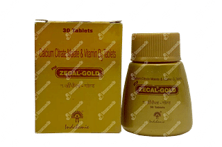 New Zecal Gold 250 Mg/1000iu Tablet 30