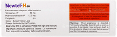 Newtel H 40 Tablet 10 Newtel H 40 Tablet 10