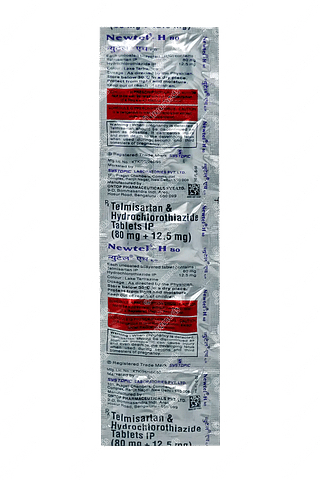 Newtel H 80/12.5 MG Tablet 10