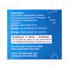 Nexopil 40 MG Tablet 10 Nexopil 40 MG Tablet 10