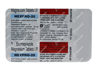 Nexpro 20 MG Tablet 15