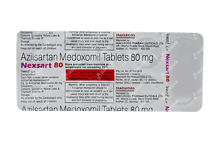 Nexsart 80 MG Tablet 10