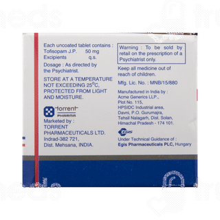 Nextril 50 MG Tablet 10