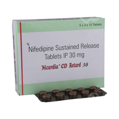 Nicardia Cd Retard 30 Tablet 10