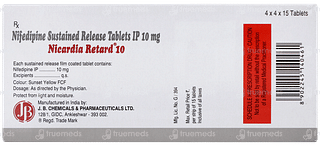 Nicardia Retard 10 Tablet 15