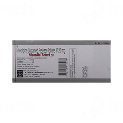 Nicardia Retard 20 Tablet 15 Nicardia Retard 20 Tablet 15