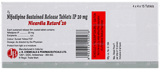 Nicardia Retard 20 Tablet 15