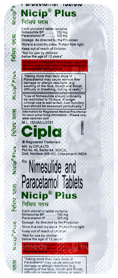 Nicip Plus Tablet 10