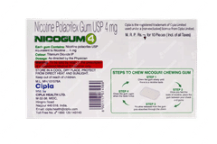 Nicogum 4 Freshmint Flavoured Sugar Free Nicotine Gums 10 Nicogum 4 Freshmint Flavoured Sugar Free Nicotine Gums 10
