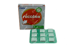 NICOTEX 2MG CINNAMON FLAVOUR SUGAR FREE NICOTINE GUM 9