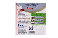 Nicotex 4mg Cinnamon Flavour Sugar Free Nicotine Gums 9 Nicotex 4mg Cinnamon Flavour Sugar Free Nicotine Gums 9