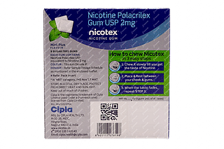 Nicotex Mint Plus 2 MG Sugar Free Chewing Gum 9