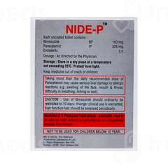 Nide P 100/325 MG Tablet 10