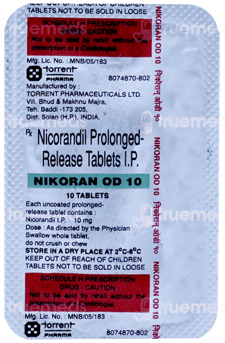 Nikoran Od 10 Tablet 10
