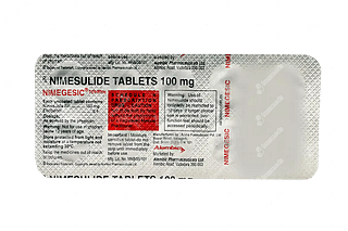 Nimegesic 100 MG Tablet 10