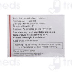 Nimorazol 500 MG Tablet 10