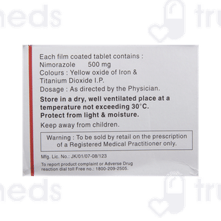 Nimorazol 500 MG Tablet 10