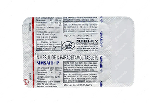 Nimsaid P 100/325 MG Tablet 10