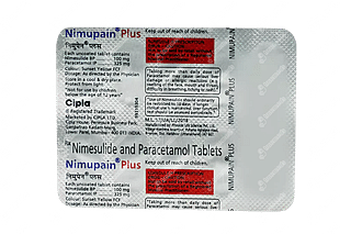 Nimupain Plus 100/325 MG Tablet 10