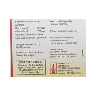 Nizonide-o 500/200 MG Tablet 10