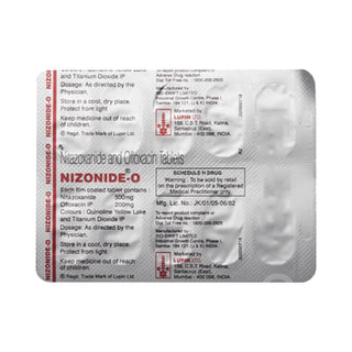 Nizonide-o 500/200 MG Tablet 10