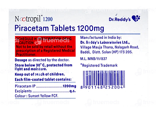 Nootropil 1200 MG Tablet 10