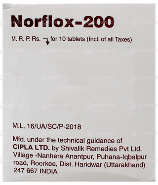 Norflox 200 Tablet 10