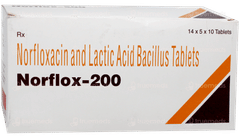 Norflox 200 Tablet 10